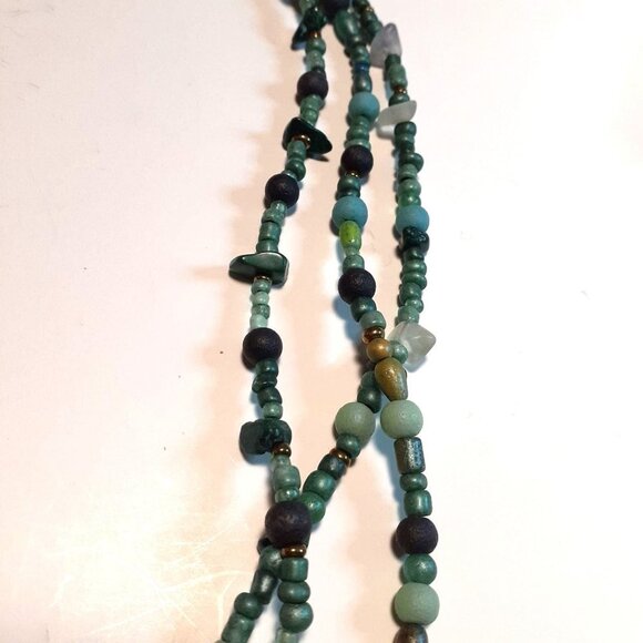 Handmade Multistrand Necklace 30" - Picture 3 of 4
